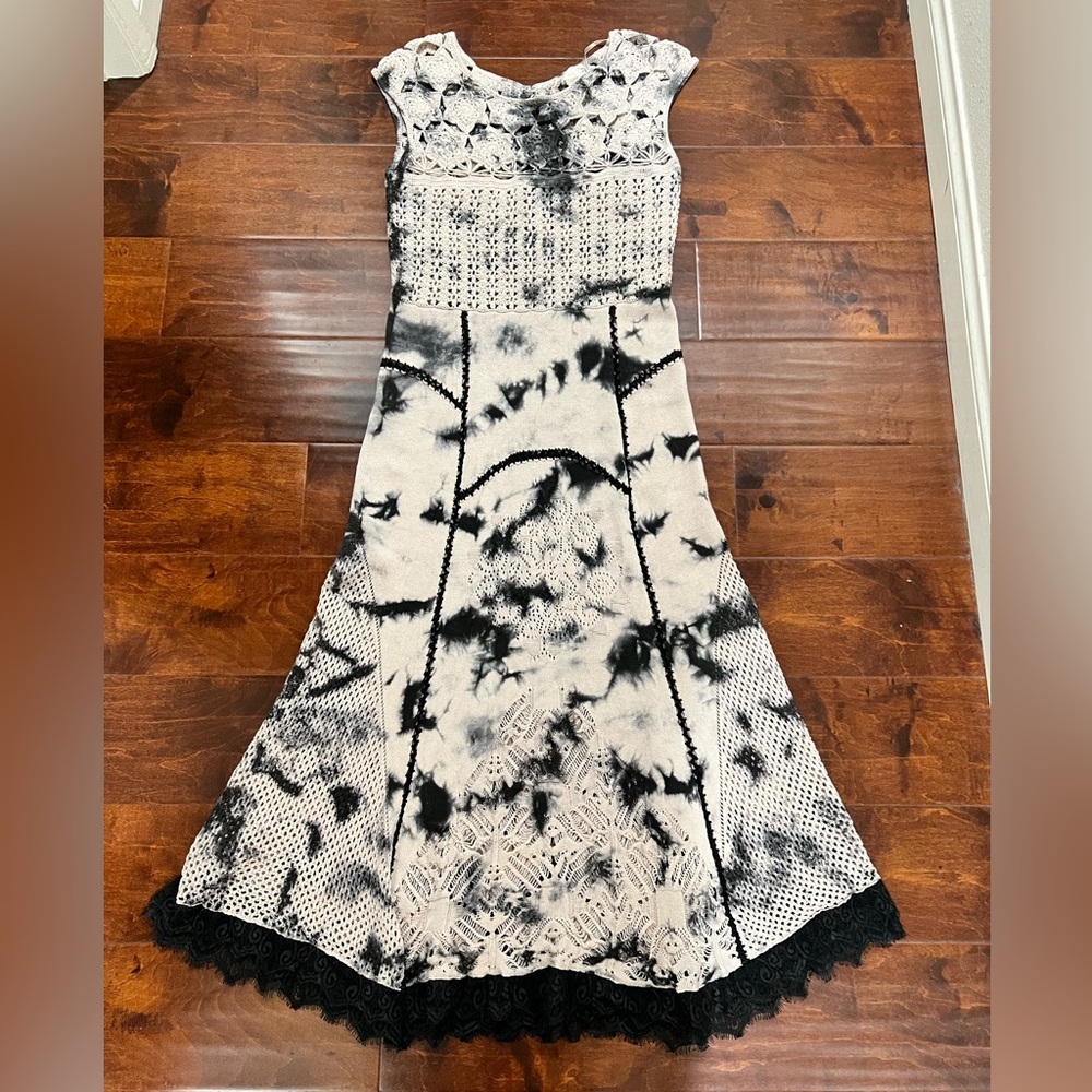 Anthropologie Odd Molly crochet Maxi dress